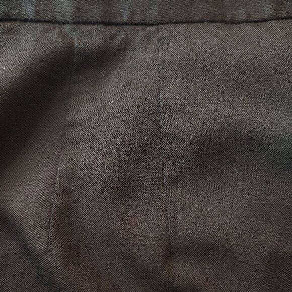 Talbots Vintage Wool Black Lined Straight Leg High-rise Pants Size 14 Petite.... - Picture 8 of 9